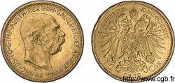 AUSTRIA - FRANZ-JOSEPH I 10 corona en or, 4e type 1912 Vienne