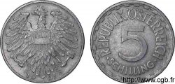 AUTRICHE - RÉPUBLIQUE 5 Schilling 1947 Vienne