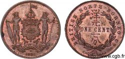 MALAYSIA - BORNEO SETTENTRIONALE BRITANNICO 1 cent, Compagnie britannique du Nord-Bornéo 1886 Birmingham