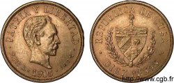 CUBA - RÉPUBLIQUE 10 pesos 1916 Philadelphie