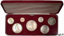 GROßBRITANNIEN - VICTORIA Coffret 1887 ou “Proof set”,  Jubilee head , 7 pièces 1887 Londres ST 