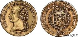 ITALY - KINGDOM OF SARDINIA - VICTOR-EMMANUEL I 20 lires or, 1er type 1818 Turin