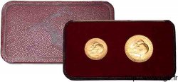 LIECHTENSTEIN - PRINCIPAUTÉ DE LIECHTENSTEIN - FRANÇOIS JOSEPH II Coffret 1956 de deux monnaies Or de 50 et 25 franken 1956 