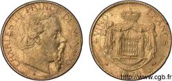 MONACO - PRINCIPAUTÉ DE MONACO - CHARLES III 20 francs or 1878 Paris