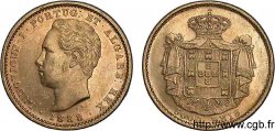 PORTUGAL - ROYAUME DU PORTUGAL - LOUIS Ier 5000 reis ou Demi-couronne d or (1/2 coroa) 1888 Lisbonne