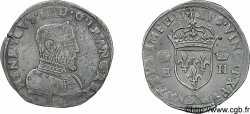 HENRI II Teston à la tête nue, 1er type, faux d’époque ? 1555 Paris