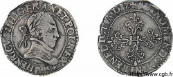 HENRI III Demi-franc au col plat 1587 Dijon