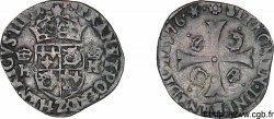 HENRY III Douzain du Dauphiné aux deux H couronnées 1576 Grenoble