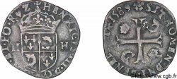 HENRI III Douzain du Dauphiné aux deux H 1589 Grenoble