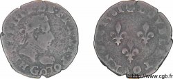 HENRI III Double tournois, type de Poitiers 1581 Poitiers