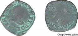 HENRI III Double tournois, 1er type de Nantes 1584 Nantes