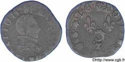 HENRI III Double tournois, 1er type du Dauphiné 1578 Grenoble
