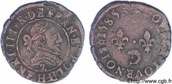 HENRI III Double tournois, 2e type du Dauphiné 1585 Grenoble