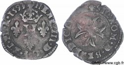 LA LIGUE. MONNAYAGE AU NOM D&nbsp;HENRI III Liard à la croix du Saint-Esprit 1593 Berre TTB+