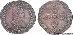 HENRI IV LE GRAND Demi-franc, 1er type de Bordeaux 1595 Bordeaux