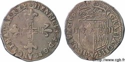 HENRI IV LE GRAND Quart d écu de Navarre 1599 Saint-Palais