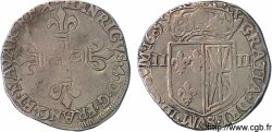 HENRY IV Quart d écu de Navarre 1605 Saint-Palais XF
