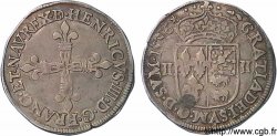 HENRI IV LE GRAND Quart d&nbsp;écu de Béarn 1596 Pau TTB