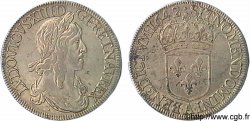 LOUIS XIII  Écu d’argent, 2e type, 1er poinçon de Warin 1642 Paris, Monnaie du Louvre