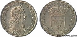 LOUIS XIII LE JUSTE Quart d écu d argent, 3e type, 2e poinçon de Warin 1643 Paris, Monnaie de Matignon