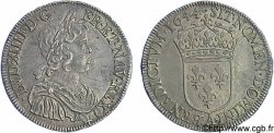 LOUIS XIV &nbsp;THE SUN KING&nbsp; Demi-écu à la mèche courte 1644 Paris, Monnaie du Louvre VZ