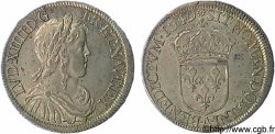 LOUIS XIV LE GRAND OU LE ROI SOLEIL Demi-écu à la mèche longue 1649 Paris