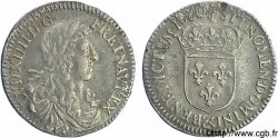 LOUIS XIV LE GRAND OU LE ROI SOLEIL Douzième d&nbsp;écu au buste juvénile 1660 Aix-en-Provence