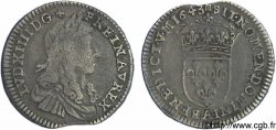 LOUIS XIV LE GRAND OU LE ROI SOLEIL Faux douzième d&nbsp;écu au buste juvénile 1643 (ap. 1658) 