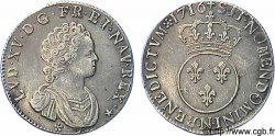 LOUIS XV  THE WELL-BELOVED  Quart d écu dit  vertugadin  1716 Montpellier