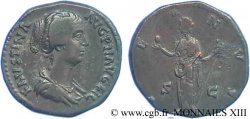 FAUSTINE JEUNE Dupondius, (MB, Æ 25) TTB