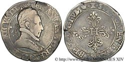 HENRI III Franc au col plat 1578/7 Amiens