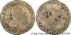 HENRI III Franc au col plat, faux d’époque 157[?] Poitiers