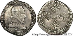 HENRI III Franc au col plat 1584 Saint-Lô