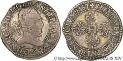 HENRI III Demi-franc au col plat 1587 Dijon