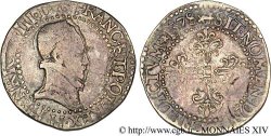 HENRY III Quart de franc au col plat 1578 La Rochelle VF