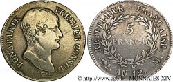 5 francs Bonaparte Premier Consul 1804 Toulouse F.301/20