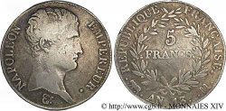 5 francs Napoléon empereur, calendrier révolutionnaire 1805 Toulouse F.303/13