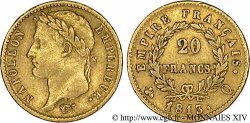 20 francs or Napoléon tête laurée, Empire français 1813 Perpignan F.516/34