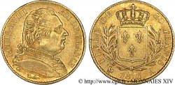 20 francs or Louis XVIII, buste habillé 1815 Paris F.517/10 SUP 