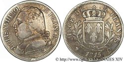 5 francs Louis XVIII, buste habillé 1815 Perpignan F.308/28