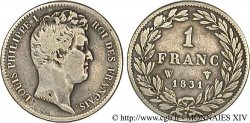 1 franc Louis-Philippe, tête nue 1831 Lille F.209/12