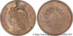 Concours de 10 centimes, essai d’Alard 1848 Paris VG.3130 