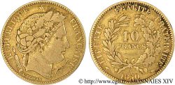 10 francs Cérès Deuxième république, Levrette oreille basse 1850 Paris F.504/2