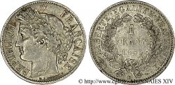 1 franc Cérès Deuxième république 1850 Strasbourg F.211/7