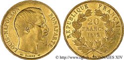 20 francs or Louis-Napoléon 1852 Paris F.530/1