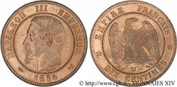 10 Centimes Napoléon III, tête nue 1854 Lille F.133/18 SUP 
