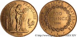 100 francs or Génie, tranche inscrite en relief Dieu protège la France 1881 Paris F.552/4 TTB 