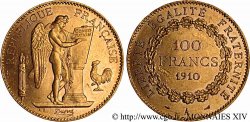 100 francs génie, tranche inscrite en relief liberté égalité fraternité 1910 Paris F.553/4