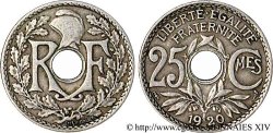 25 centimes Lindauer, frappe médaille 1920  F.171/4