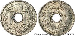 Essai de 25 centimes Lindauer, Maillechort 1938  F.172/1